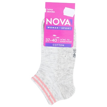 Nova Sport Line Women's Socks s.23-25 beige - buy, prices for - photo 1