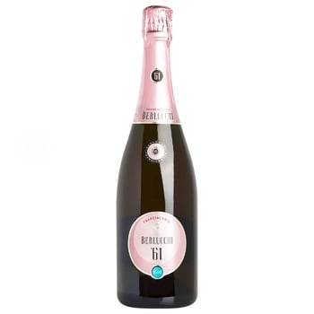 Вино ігристе Guido Berlucchi Franciacorta рожеве брют 12,5% 0,75л - купити, ціни на ULTRAMARKET - фото 1