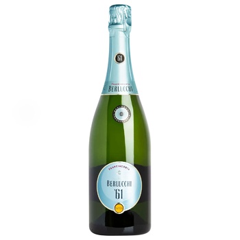 Вино игристое Berlucchi '61 Franciacorta Brut Saten белое 12,5% 0,75л - купить, цены на - фото 3