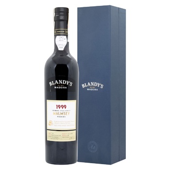 Вино Blandy's Colheita Malmsey 1999 біле кріплене солодке 20% 0,5л