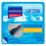 Скумбрія Norven філе в розсолі 250г