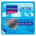Сельдь Norven Lofoten филе в масле 240г