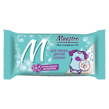 Maestro Soap Household for Washing Baby’s Laundry 125g - buy, prices for Auchan - photo 1