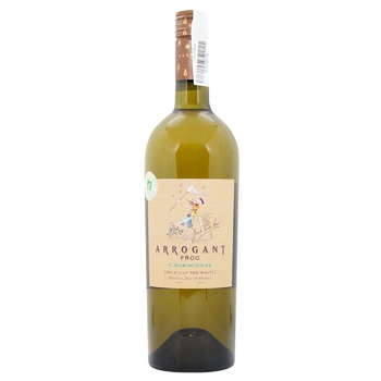 Вино Arrogant Frog Chardonnay белое сухое 12,5% 0,75л - купить, цены на WINETIME - фото 1