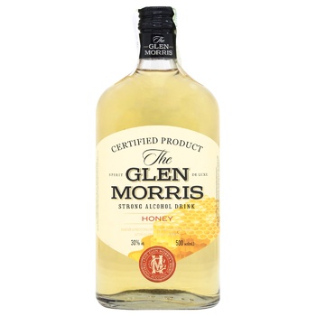 Напиток алкогольный The Glen Morris Honey 30% 0,5л - купить, цены на ULTRAMARKET - фото 1