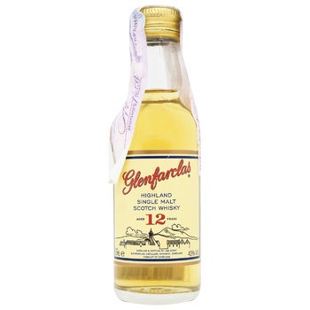 Виски Glenfarclas 12yo 40% 0,05л - купить, цены на ULTRAMARKET - фото 1