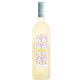 Vignerons Catalans Simone Cotes du Roussillon AOP White Dry Wine 13% 0.75l - buy, prices for - photo 1