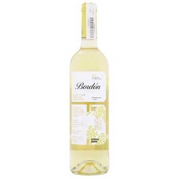 Bordon Blanco White Dry Wine 12.5% 0.75l - buy, prices for MegaMarket - photo 1