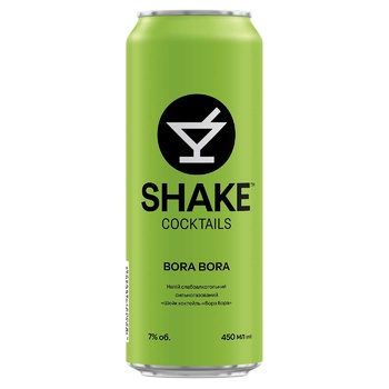 Shake Bora-Bora Low Alcohol Drink 7% 0.5l - buy, prices for METRO - photo 1