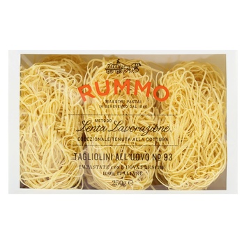 Rummo Tagliolini №93 Egg Pasta from Durum Wheat 250g - buy, prices for WINETIME - photo 3