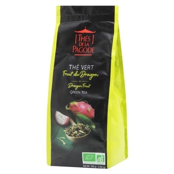 Thes De la Pagode Dragon Fruit Green Tea 100g - buy, prices for WINETIME - photo 1