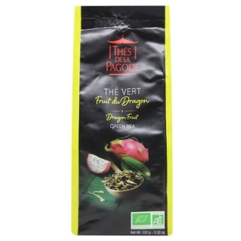 Thes De la Pagode Dragon Fruit Green Tea 100g - buy, prices for WINETIME - photo 2