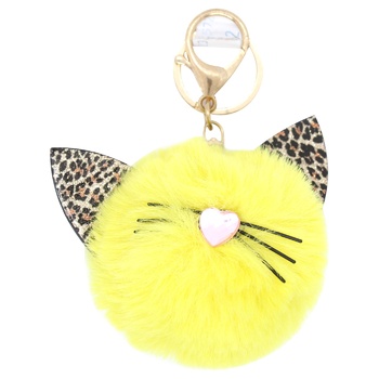 Maxi Leopard Fluffy Combined Keychain