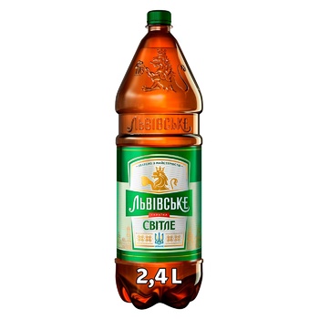 Lvivske Light Beer 4.7% 2.4l - buy, prices for METRO - photo 1