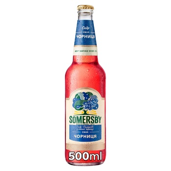 Сидр Somersby з соком чорниці 4,7% 0,5л