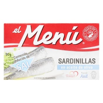 El Menu Sardines in Olive Oil 90g - buy, prices for Za Raz - photo 2