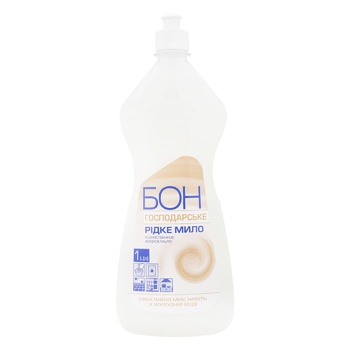 Bon Household White Liquid Soap 1l - buy, prices for MegaMarket - photo 1