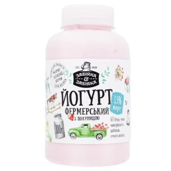 Kraftovyy Molochar Yogurt with Strawberries 3.5% 0.3l - buy, prices for - photo 1