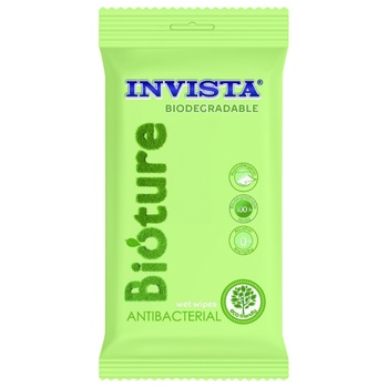 Invista Wet Wipes Antibacterial biodegradable green 15pcs - buy, prices for Vostorg - photo 1