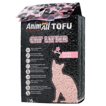 Наповнювач Animall Tofu Сакура 6л - купити, ціни на Восторг - фото 1