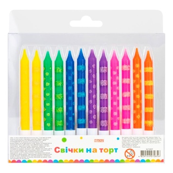 Maxi Candles for Cake 12pcs - buy, prices for METRO - photo 1