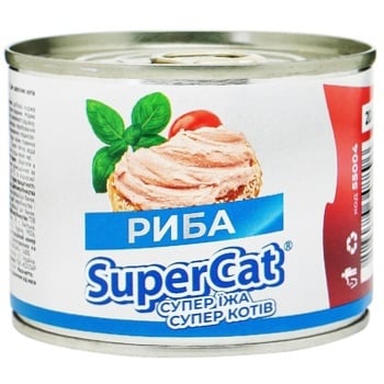 Паштет SuperCat Рыба для котов 200г