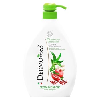 Dermomed Aloe and Pomegranate Liquid Cream Soap 1l - buy, prices for EKO Market - photo 1