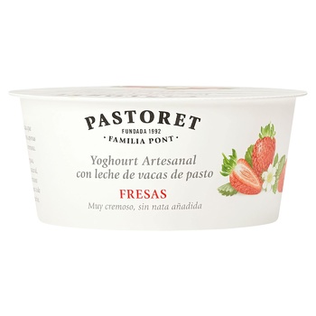 Pastoret Artisan Strawberry Yogurt 3.1% 125g - buy, prices for - photo 1