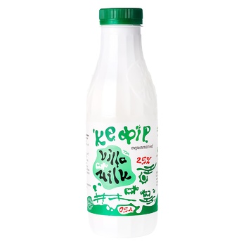 Кефир Villa Milk термостатный 2,5% 0,5л - купить, цены на ULTRAMARKET - фото 1