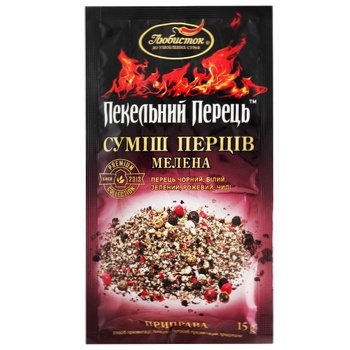 Lyubystok Hell Pepper Ground Pepper Mix 15g - buy, prices for NOVUS - photo 1