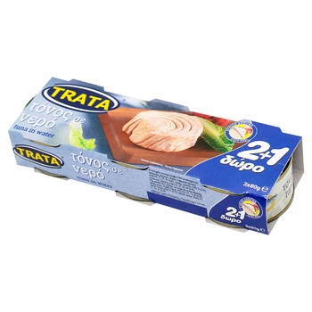 Trata Tuna in Water 3 x 80g Trata Tuna in Water 3 x 80g - buy, prices for - photo 3