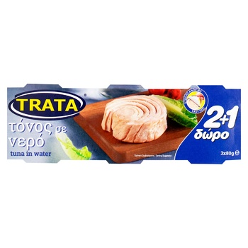Trata Tuna in Water 3 x 80g Trata Tuna in Water 3 x 80g - buy, prices for - photo 2