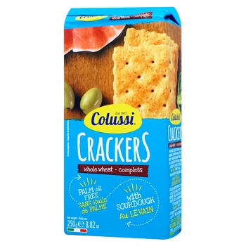 Colussi Whole Grain Crackers 250g - buy, prices for WINETIME - photo 1