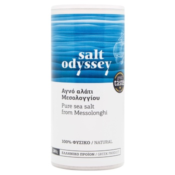 Salt Odyssey From Messolonghi Sea Salt 280g - buy, prices for WINETIME - photo 1