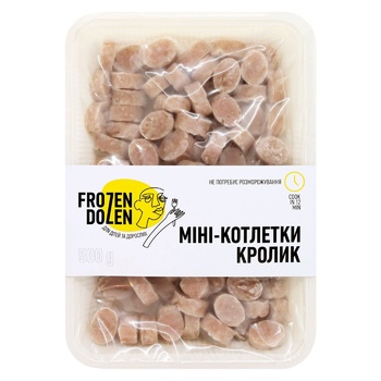 Мини-котлетки Frozen Dozen Кролик замороженные 500г