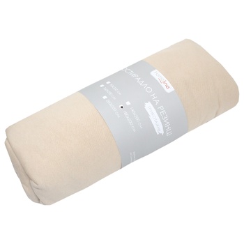 Home Line Beige Knitted Bed Sheet 180x200cm - buy, prices for ULTRAMARKET - photo 2