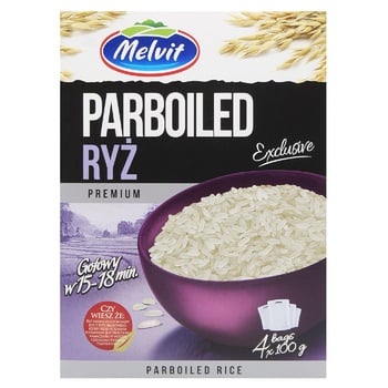 Melvit Parboiled Long Grain Rice 400g - buy, prices for WINETIME - photo 2