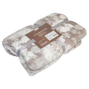 Home Line Beige Fleece Plaid 150х195cm - buy, prices for MegaMarket - photo 2