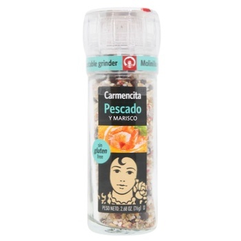 Carmencita Himalayan Pink Salt with Black Pepper in Mill 97g