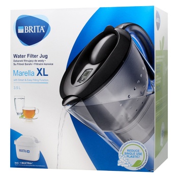 Фильтр для воды Brita Marella XL графит 3,5л - купить, цены на ULTRAMARKET - фото 1