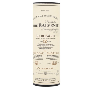 Виски Balvenie Double Wood 12y.o. 40% 0,05л - купить, цены на МегаМаркет - фото 3