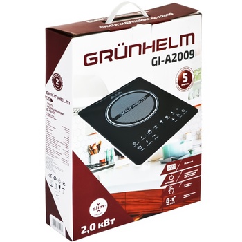 Плита индукционная Grunhelm GI-A2009 - купить, цены на Auchan - фото 1