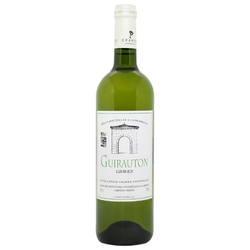 Chateau Guirauton Blanc White Dry Wine 0.75l - buy, prices for ULTRAMARKET - photo 1