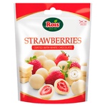 Rois Strawberries Coated with White Chocolate 100g