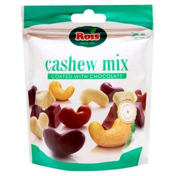 Rois Cashew Coated in Milk, Dark and White Chocolate 100g - buy, prices for MegaMarket - photo 1