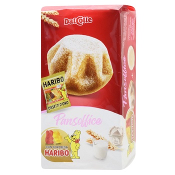 Кекс Dal Colle + Цукерки Gummy Haribo Della 212 г