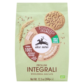 Alce Nero Organic Whole Grain Cookies 350g - buy, prices for WINETIME - photo 2