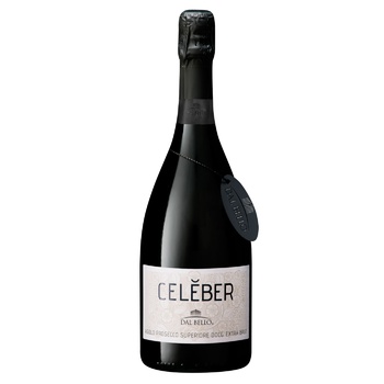 Вино игристое Dal Bello Celeber Asolo Prosecco Superiore белое брют 11,5% 0,75л - купить, цены на WINETIME - фото 1