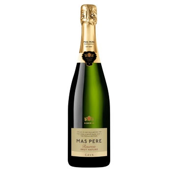 Вино игристое Mas Pere Brut Nature белое брют 11,5% 0,75л - купить, цены на WINETIME - фото 1