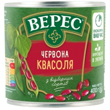 Veres Red Beans 400g - buy, prices for Auchan - photo 1